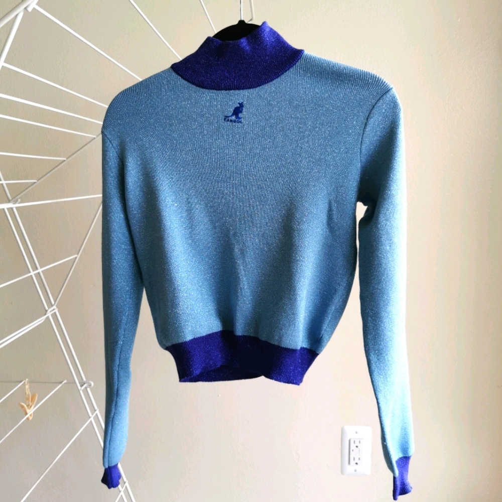 kangol ×jouetie moke neck tops
